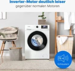 Bomann® Waschmaschine 8kg Mit Max. 1400 U/min - Effizienter, Leiser Und Langlebiger Invertermotor, 15 Waschprogrammen, Und Endzweitvorwahl, Washing Machine Mit Dampffunktion - WA 7185 11 Bomann® Waschmaschine 8kg Mit Max. 1400 U/min - Effizienter, Leiser Und Langlebiger Invertermotor, 15 Waschprogrammen, Und Endzweitvorwahl, Washing Machine Mit Dampffunktion - WA 7185 -Hoovery Geschaft 04ff408fff245e6bd5889cdf86495f91