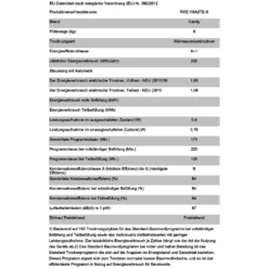 Candy ROE H8A2TE-S WÄRMEPUMPENTROCKNER 8kg -Hoovery Geschaft 0714bbccfeb5443f6d1fa83ffba5d6bc