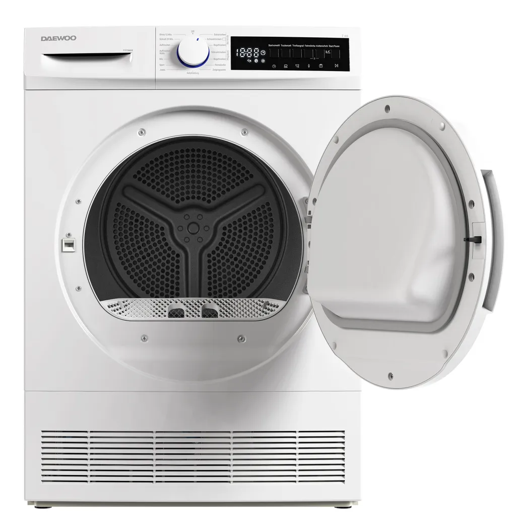 Trockner Kondenstrockner Wäschetrockner 7kg 15 Programme DAEWOO T7CT2W0DE 8 Trockner Kondenstrockner Wäschetrockner 7kg 15 Programme DAEWOO T7CT2W0DE – Bild 6