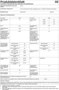 Amica WA 461 015 Waschmaschine 6kg Frontlader -Hoovery Geschaft 1ae29bb632bc54833386119fa349ddfa