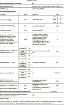 AEG - LR6FL141EX - Waschmaschine - 10 Kg 17 AEG - LR6FL141EX - Waschmaschine - 10 Kg -Hoovery Geschaft 1c089d4484b3dc91e2e2a1ae68ba4cf3