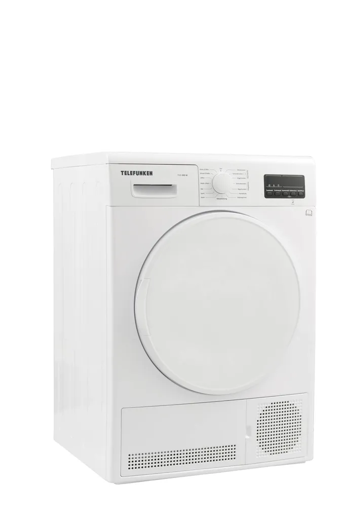 Telefunken T-11-300-W Kondenstrockner / 7kg / B/Knitterschutz/Reversierende Trommelbewegungen / 15 Programme 4 Telefunken T-11-300-W Kondenstrockner / 7kg / B/Knitterschutz/Reversierende Trommelbewegungen / 15 Programme – Bild 2