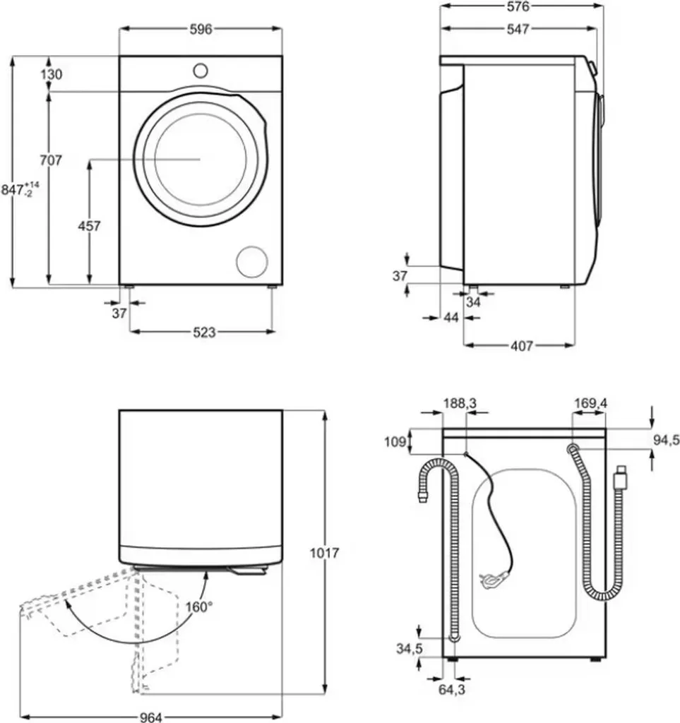 AEG - L6FBC41478 - Waschmaschine - 7 Kg 7 AEG - L6FBC41478 - Waschmaschine - 7 Kg – Bild 5