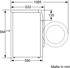 Siemens WM14VE43 IQ800 Waschmaschine / 9kg / A / 1400 U/min / I-Dos-Dosierung / Smart Home Kompatibel Via Home Connect / AntiFlecken-System -Hoovery Geschaft 328aae151afd48f334930c6ebc97edf3