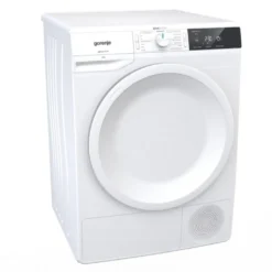 Gorenje DE 8B Kondenstrockner - Bis 8 Kg Fassungsvermögen - StableTech - AutoDrain - LED-Display - 16 Programme - Knitterschutz - Kindersicherung - Weiß