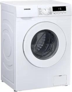 Samsung WW81T304PWW/EG Waschmaschine, 8 Kg, , 1400 U/min, SLIM Platzsparer - Nur 47 Cm Tief, Digital Inverter Motor, Trommelreinigung, Aquastop, Geräusch -Hoovery Geschaft 3886091556948b12af2c5447fcc5511c