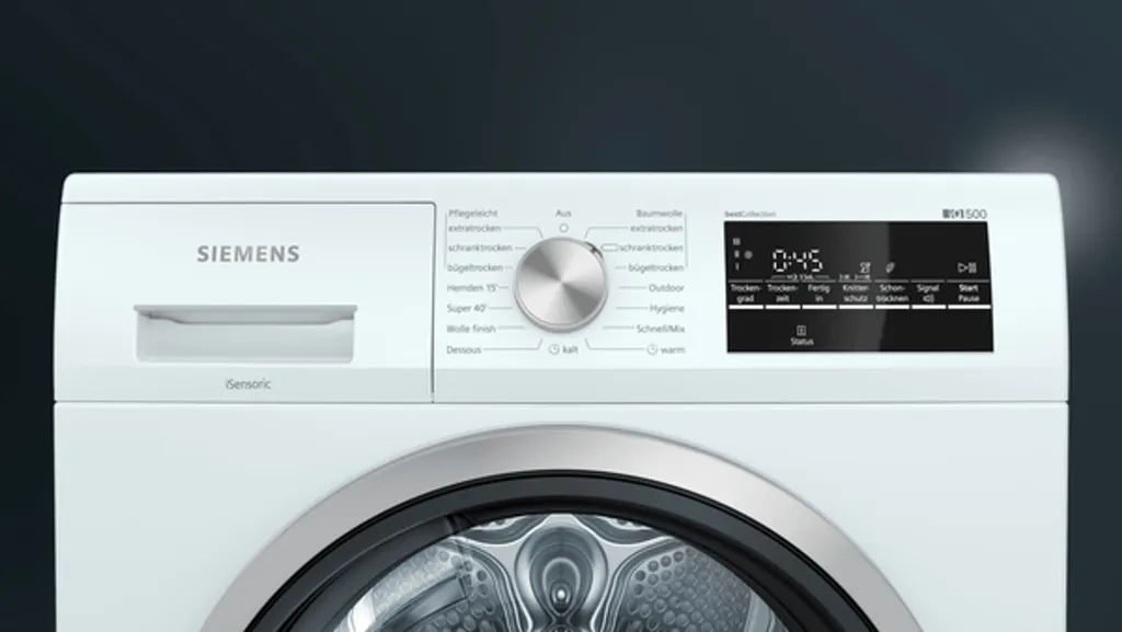 Siemens WT 46 G4 G1 Kondenstrockner9kg B AutoDry LED-Displ.EasyCleanF 4 Siemens WT 46 G4 G1 Kondenstrockner9kg B AutoDry LED-Displ.EasyCleanF – Bild 2