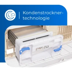 Exquisit Kondensationstrockner TK810-060 Weiss | Kondenstrockner | Startzeitvorwahl | LED-Display | Edelstahltrommel | EEK: B | Füllmenge: 8 Kg | Weiß -Hoovery Geschaft 5a67715942f2118fbc96e0c7d26aa2c4
