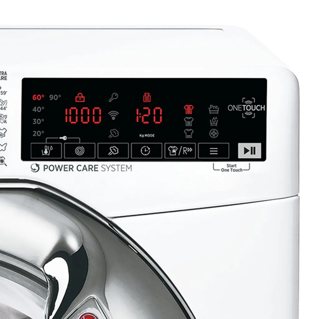 Waschmaschine Dampf-Funktion NFC-Technologie 9kg HOOVER H3WS 69TAMCE-S 7 Waschmaschine Dampf-Funktion NFC-Technologie 9kg HOOVER H3WS 69TAMCE-S – Bild 5