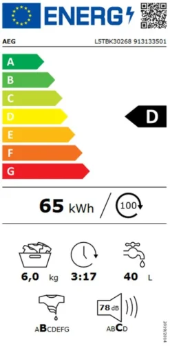 AEG - L5TBK30268 - Toplader - 6 Kg -Hoovery Geschaft 7306e98b8df7ba2bc03042d663a4e1f6