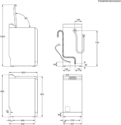 AEG L6TBE60279 Waschmaschine Toplader Freistehend 7 Kg ÖKO Lavamat 78 DB -Hoovery Geschaft 786bf2dd165c52b77f0b04c442b34ebf