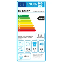 Sharp KD-NHH7S7GW2-DE Wärmepumpentrockner 7 Kg LED-Trommelbeleuchtung -Hoovery Geschaft 7c6181724d87ff69cfd9b503bddc6094