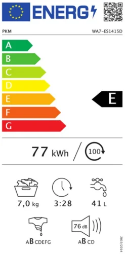 PKM Waschmaschine Waschautomat Waschvollautomat Frontlader 7kg WA7-ES1415D -Hoovery Geschaft 7cc9f7ff75754163cd2d721c4fddbe1a