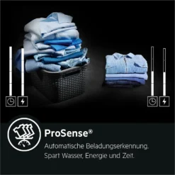 AEG L7WEF80600 Waschtrockner / 10 Kg Waschen / 6 Kg Trocknen / E / Energiesparend / Nachlegefunktion / ProSteam - Auffrischfunktion / Kindersicherung / 1600 U/min [] -Hoovery Geschaft 8647ccefdca6e2b8eb366750a3a6dc5b