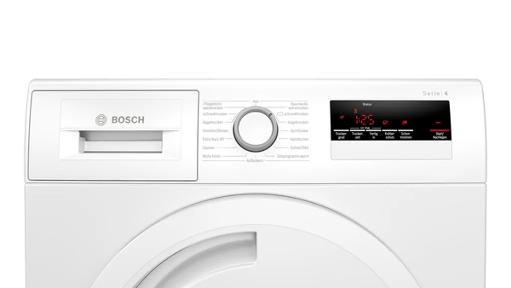 Bosch Serie 4 WTH83V00 Wärmepumpentrockner - Weiß 7 Bosch Serie 4 WTH83V00 Wärmepumpentrockner - Weiß – Bild 5