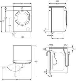 AEG - LR7F75495 - Waschmaschine - 9 Kg -Hoovery Geschaft 942b778cfa2e07131340747a2a8b29f2