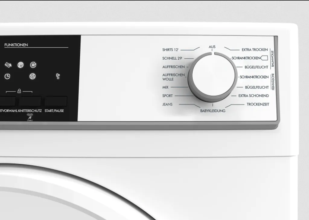 Sharp KD-HCB7S7PW9-DE Kondenstrockner 7kg LED-Display LED-Trommelbeleuchtung 15 Sharp KD-HCB7S7PW9-DE Kondenstrockner 7kg LED-Display LED-Trommelbeleuchtung – Bild 13