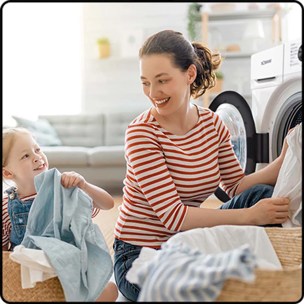 Bomann WA 7194 Waschmaschine, 9kg, Invertermotor, 15 Programme, 1.400 U/min.(max), LED-Display, Kindersicherung, Dampffunktion, Weiß 12 Bomann WA 7194 Waschmaschine, 9kg, Invertermotor, 15 Programme, 1.400 U/min.(max), LED-Display, Kindersicherung, Dampffunktion, Weiß – Bild 10