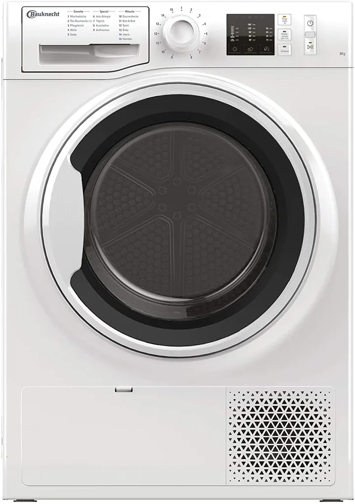 Whirlpool Bauknecht T Soft CM10 8BWK DE Kondenstrockner - Weiß 3 Whirlpool Bauknecht T Soft CM10 8BWK DE Kondenstrockner - Weiß