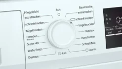 Siemens IQ500 WT45R4A1, Freistehend, Frontlader, Hitzepumpe, Weiß, Tasten, Drehregler, Rechts -Hoovery Geschaft 9eb84e24ec7865ec6d19e19d503f6f32