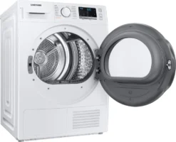 Samsung Wärmepumpentrockner DV80TA020TE/EG, Wechselbarer Türanschlag, Knitterschutz, Optimal Dry, Komfort 2-in-1-Filter, Super Kurz ‘35, 8 Kg, Weiß -Hoovery Geschaft a7da64d963c72ee9ea2896cdb85da65a
