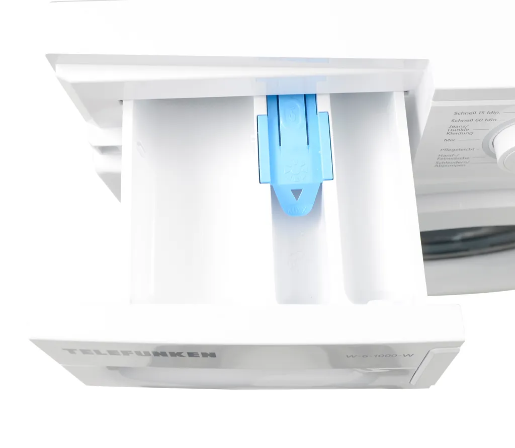 Telefunken W-6-1000-W Waschmaschine (6 Kg / 1000 U/Min) Mit LED Display, Mengenautomatik Und Überlaufschutz 7 Telefunken W-6-1000-W Waschmaschine (6 Kg / 1000 U/Min) Mit LED Display, Mengenautomatik Und Überlaufschutz – Bild 5