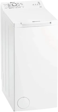 Bauknecht WAT Prime 550 SD N Toplader-Waschmaschine / 5,5 Kg / 1000 UpM/Kurz 15 /Startzeitvorwahl/leise Mit 60dB/ Mehrfachwasserschutz +/Kurz-Taste, Weiß