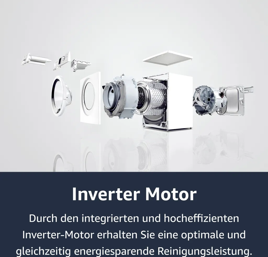 Telefunken W-9-1400-B Waschmaschine (9 Kg / 1400 U/Min) Mit LED Display, Mengenautomatik, Dosierungsautomatik, Inverter Motor 5 Telefunken W-9-1400-B Waschmaschine (9 Kg / 1400 U/Min) Mit LED Display, Mengenautomatik, Dosierungsautomatik, Inverter Motor – Bild 3