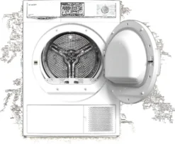 Sharp KD-HHB7S7PW2-DE 7kg Wärmepumpentrockner 17 Sharp KD-HHB7S7PW2-DE 7kg Wärmepumpentrockner -Hoovery Geschaft beb420d1c1baf28445404f9a391b4fc2