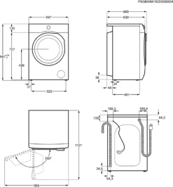 AEG L7WEF80600 Waschtrockner / 10 Kg Waschen / 6 Kg Trocknen / E / Energiesparend / Nachlegefunktion / ProSteam - Auffrischfunktion / Kindersicherung / 1600 U/min [] -Hoovery Geschaft c66fe085830fe41771c6b4e156367f94