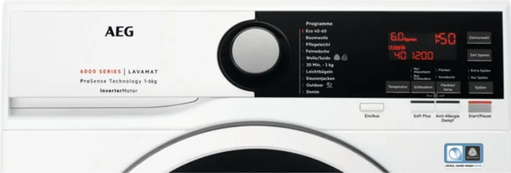 AEG - L6SBF71268- Waschmaschine - 6 Kg - Slim Line 4 AEG - L6SBF71268- Waschmaschine - 6 Kg - Slim Line – Bild 2