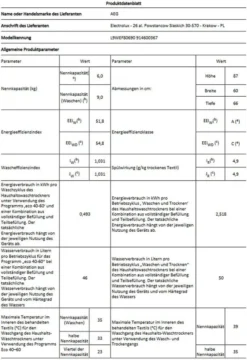 AEG - L9WEF80690 - Waschtrockner Mit Wärmepumpe - SensiDry - 9/6 Kg -Hoovery Geschaft d135880f42f7566718f94ca6e9eceee2