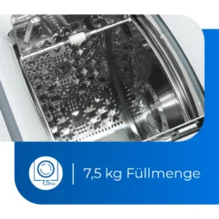 Exquisit Toplader Waschmaschine LTO1207-030C Weiss | 7,5 Kg Fassungsvermögen | Weiß -Hoovery Geschaft d137df6dcd0d5f005a773d259871a48d