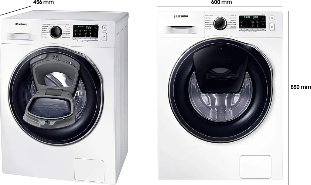 Samsung WW80T554ATW/S2 Waschmaschinen - Weiß 4 Samsung WW80T554ATW/S2 Waschmaschinen - Weiß – Bild 2