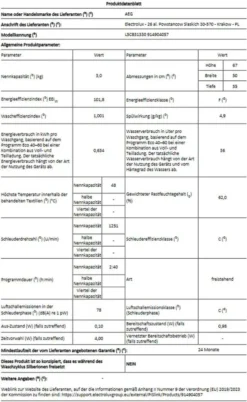 AEG - L5CB31330 - Waschmaschine - 3 Kg - Mini -Hoovery Geschaft d313ae41d9ef72e3738b4ae7d5e9504f