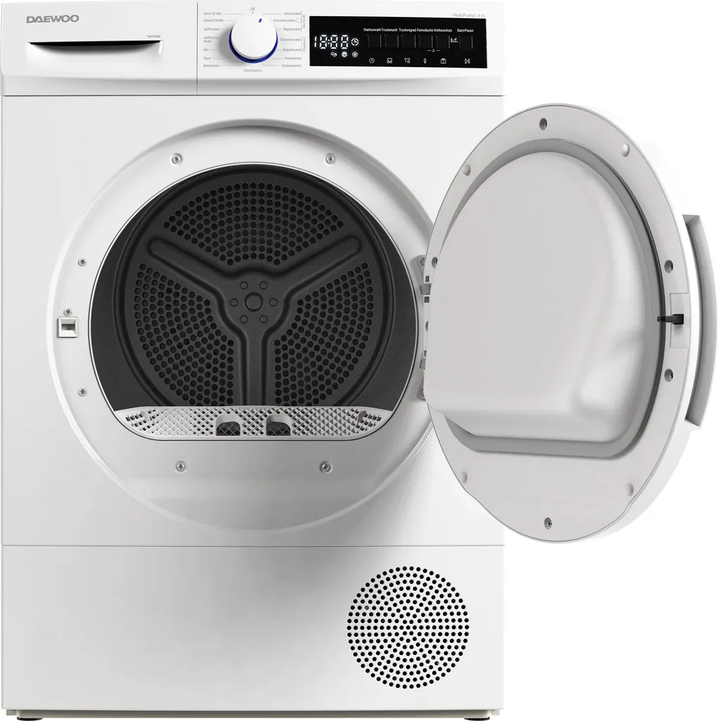 Trockner Wärmepumpe Wäschetrockner 8kg 15 Programme DAEWOO T8HT2W0DE 7 Trockner Wärmepumpe Wäschetrockner 8kg 15 Programme DAEWOO T8HT2W0DE – Bild 5
