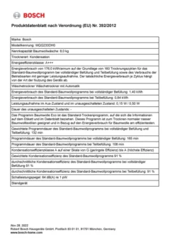 Bosch Serie 6 Wärmepumpentrockner, 8 Kg WQG233DH0 -Hoovery Geschaft e0e6ff8a63bfbe2d5d2d44b91875578f