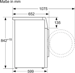 Siemens WQ33G2D40 IQ500 Wärmepumpen-Trockner, 8 Kg, AutoDry-Technologie Schonendes Und Präzises Trocknen, Super40'-Programm, SoftDry Trommelsystem Sanftes Und Schonendes Trocknen Weiß -Hoovery Geschaft e22a8c1dde2bf5a62d58221a3e9a719f