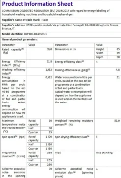 Haier HW100-B14959U1 Waschmaschine Frontlader 10kg Dampf AquaProtect -Hoovery Geschaft e31164be88b276017e382d17063f679b