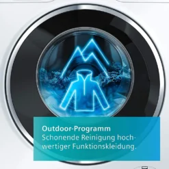 Siemens WM14N128 IQ300 Waschmaschine, 8 Kg, 1400 UpM, Outdoor-Programm Schonende Reinigung, SpeedPack L Beschleunigen Sie Ihre Programme, Nachlegefunktion -Hoovery Geschaft f0ff09bbd8a51637e9457c837541f2b3